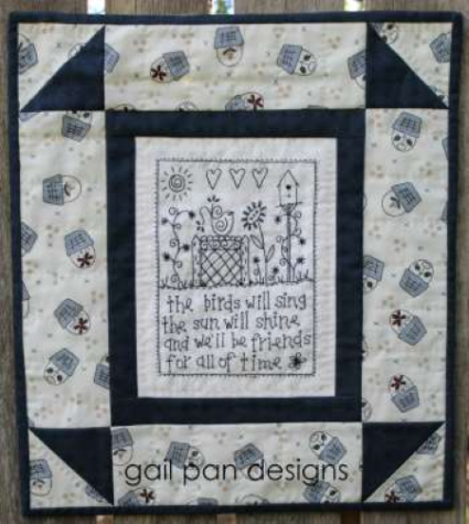 Gail Pan Embroidered Wall hanging Pattern