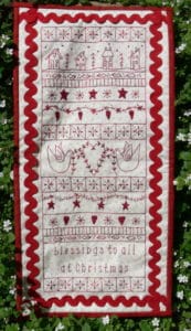 Gail Pan Blessings to all Christmas Wall Hanging Pattern