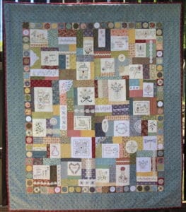 Gail Pan Block of the Month Wish you Well