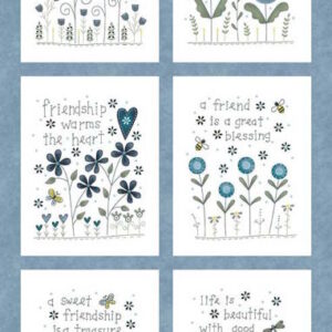 Gail Pan Friendship Garden Panel from Henry Glass