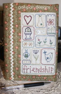 Gail Pan Friendship Notebook Cover Pattern