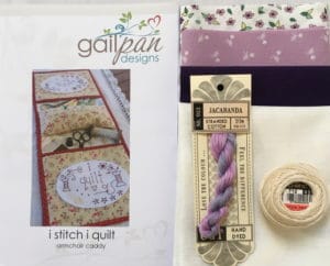 Gail Pan I Stitch I Quilt Armchair Caddy kit