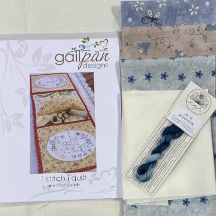 Gail Pan I Stitch I Quilt pattern, fabric and thread pack in Gail Pan fabric