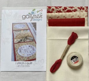 Gail Pan I stitch I Quilt Armchair caddy kit