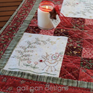 Gail Pan In The Christmas Woods Table Runner Pattern