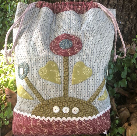 Gail Pan My Flowers Bag pattern