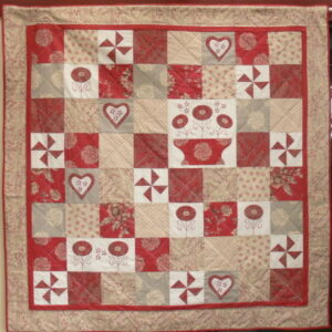 Gail Pan Provence Quilt Pattern with applique and embroidery