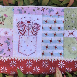 Gail Pan Rosy Posy Zippered Pouch Pattern