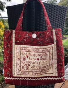 Gail Pan Sew Happy Embroidered Bag Pattern