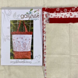 Gail Pan Simply Home Bag Pattern and Fabric pack