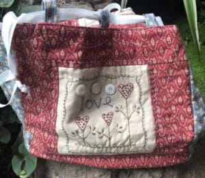 Gail Pan Sing Love Laugh Dream Drawstring bag pattern