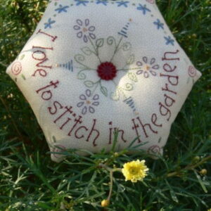 Gail Pan Stitch in the Garden Embroidered Pincushion Pattern