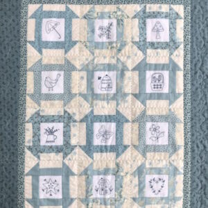 Gail Pan The Little Things Embroidered Quilt pattern or Wall Hanging