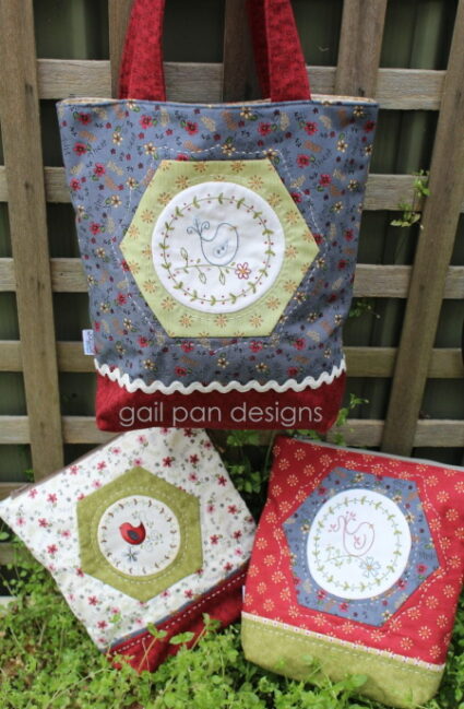 Gail Pan Three Birdie Bags Pattern