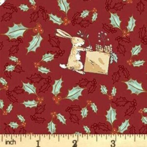 Guess How Much I Love You Hare and Holly Christmas Red by Anita Jeram