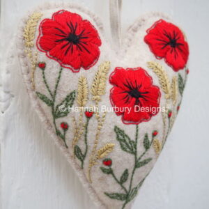 Hannah Burbury Albie Embroidered Heart Kit