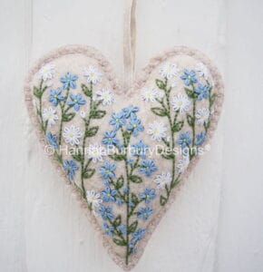 Hannah Burbury Camille Embroidery Heart Kit