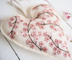 Hannah Burbury Betsy Embroidered Heart Kit