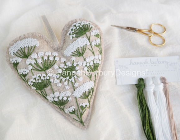 Hannah Burbury Flora Floral Embroidery Kit