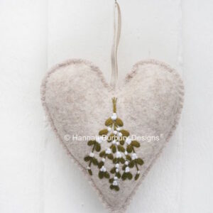 Hannah Burbury Hand embroidery heart kit Belle