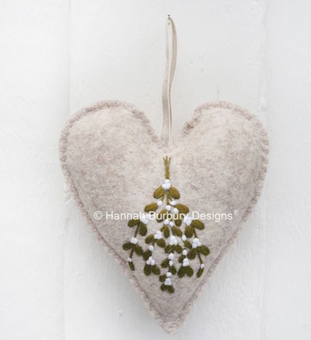 Hannah Burbury Hand embroidery heart kit Belle