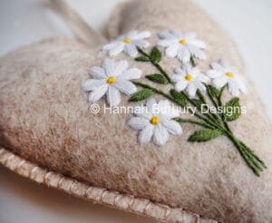 Hannah Burbury Heidi Heart embroidery Kit