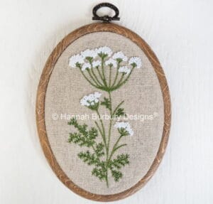 Hannah Burbury Ivy Cow Parsley Embroidery Kit
