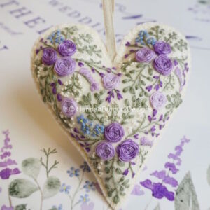 Hannah Burbury Katherine Embroidered Heart Kit