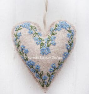 Hannah Burbury Mary Embroidered Heart Kit