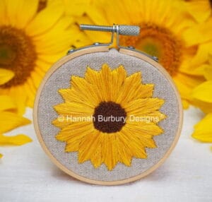 Hannah Burbury Tillie Sunflower Emboidery Kit