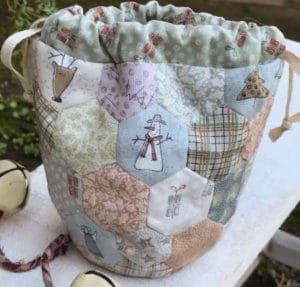 Hatched and Patched All for Christmas Treat Bag Pattern by Anni Downs