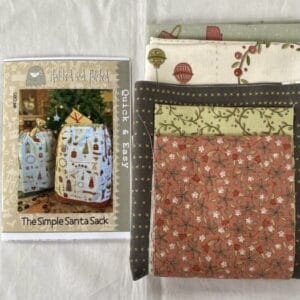 Hatched and Patched The Simple Santa Sack Pattern and Fabric Pack by Anni Downs
