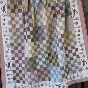 Hatched and Patched Around the Mulberry Bush Quilt Pattern by Anni Downs