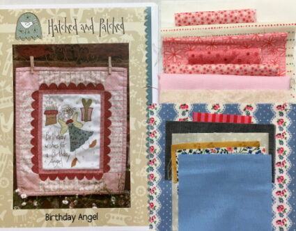 Hatched and Patched Birthday Angel Wall Hanging Kit by Anni Downs