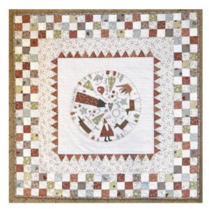 hatched and Patched Tinsel Lane Christmas Quilt Pattern