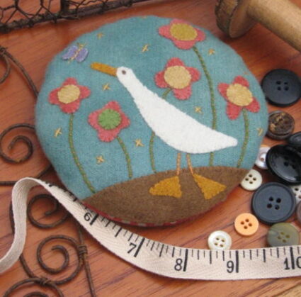 Hatched and Patched Gilroy Goose Pincushion Pattern