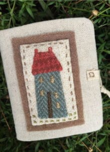 Hatched and Patched Little Home Needlebook Pattern by Anni Downs
