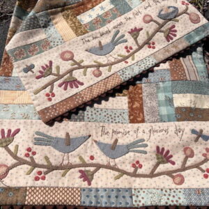 Hatched and Patched Songbird Table Runner Pattern