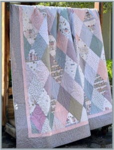 Hatched and Patched Uptown Quilt Pattern by Anni Downs