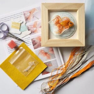 Helen Richman Stumpwork Goldfish Kit