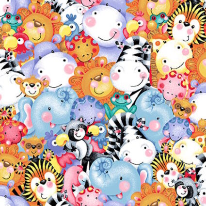 Henry Glass Born to be Wild Animal Faces by Delphine Cubitt