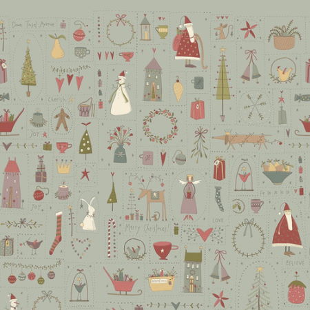 Henry Glass Down Tinsel Lane Christmas Icons by Anni Downs