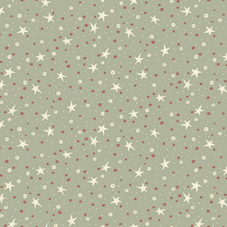 O Christmas Tree Stars light Blue by Anni Downs