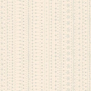 Henry Glass Simply Be Daisy Chain Cream Cotton Fabric by Anni Downs