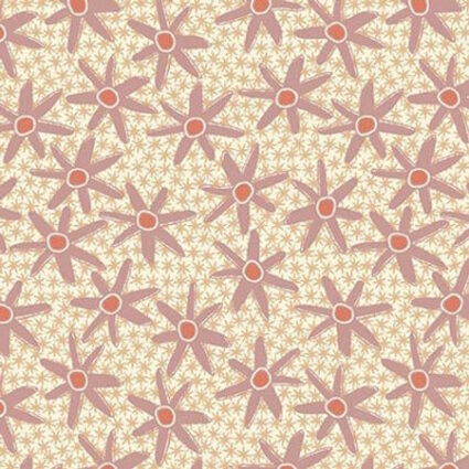 Henry Glass Simply Be Daisy Love Cream by anni Downs Cotton Fabric