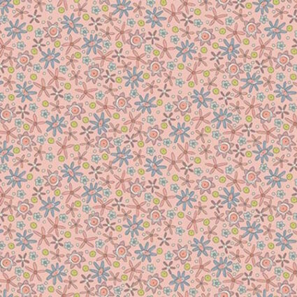 Henry Glass Simply Flower Field Pink by Anni Downs