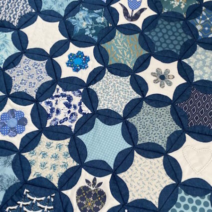 Hexagonal Quilt as You Go class with Janet Goddard