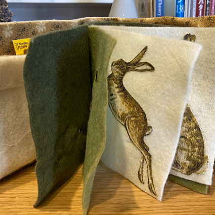 ‘Running in the Meadow’ Notions Purse or Needlebook Workshop with Becky De’Ath from Willow & Hare Stitching At Poppy Patch