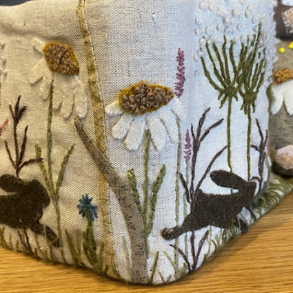 ‘Running in the Meadow’ Notions Purse or Needlebook Workshop with Becky De’Ath from Willow & Hare Stitching At Poppy Patch