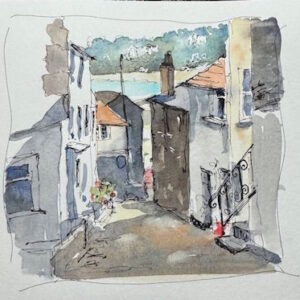 Introduction to watercolour Sketching day class with Justine Trasler